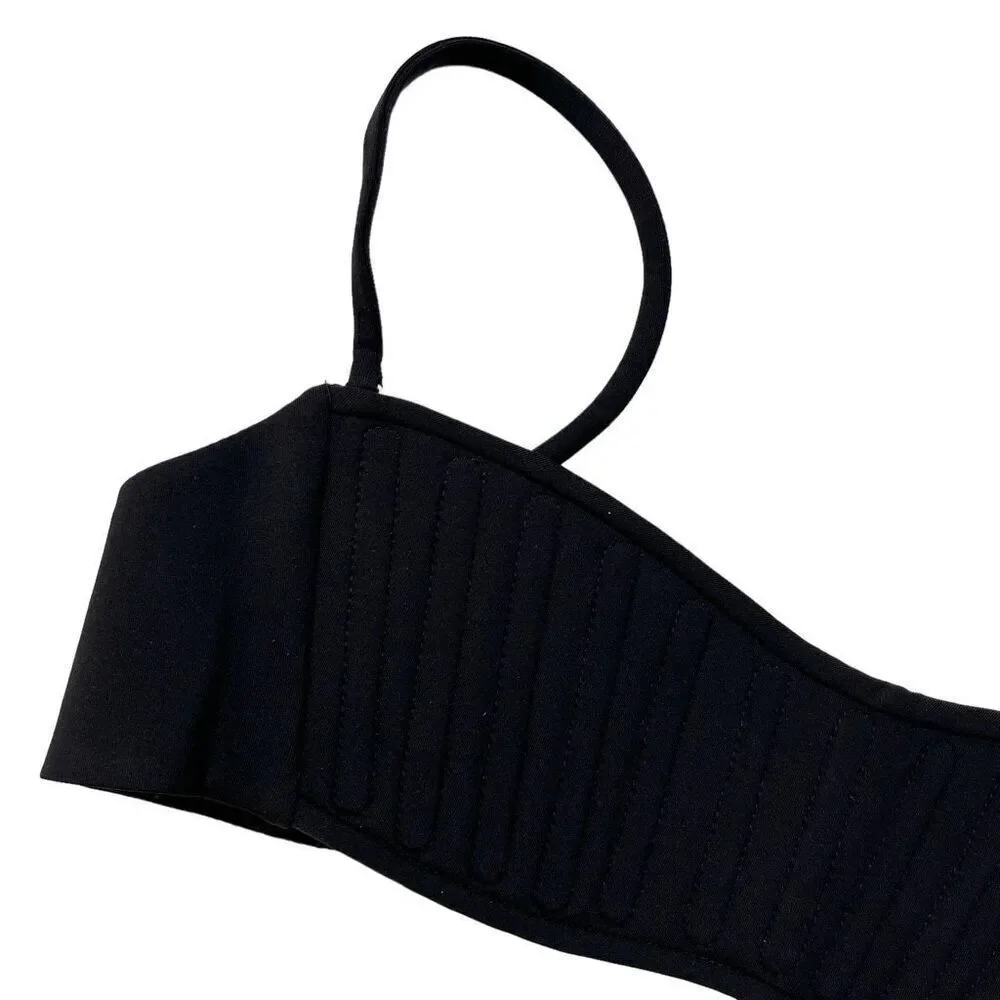 Mugler‎ decorative-stitching Bikini Top